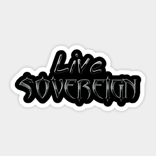 Live Sovereign Sticker